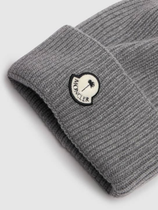 Moncler Genius: Moncler x Palm Angels wool beanie - women_1 | Luisa Via Roma