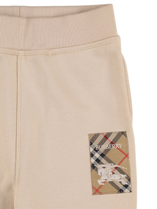 Burberry: Pantaloni in cotone - kids-boys_1 | Luisa Via Roma