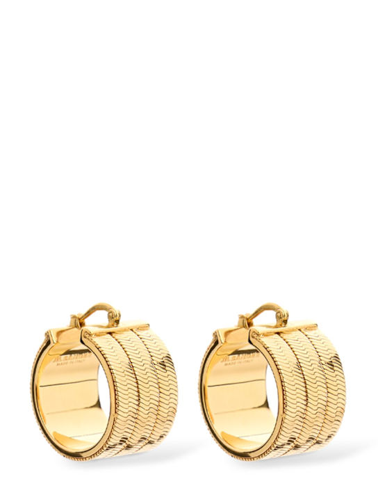 Jil Sander: Hoop earrings - women_0 | Luisa Via Roma
