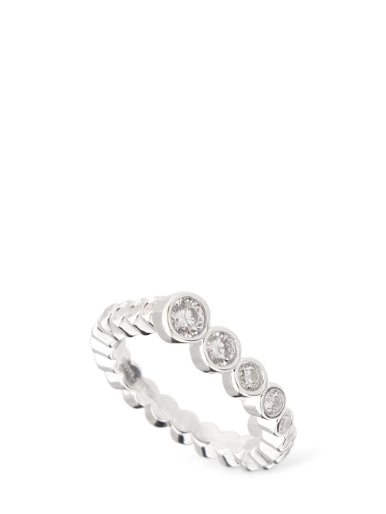 RAGBAG: Odette crystal ring - Silver - women_0 | Luisa Via Roma