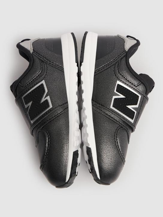 New Balance: Sneakers 574 - Nero - kids-girls_2 | Luisa Via Roma