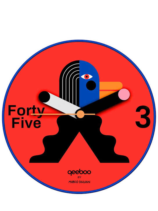 Qeeboo: Joe Quack wall clock - ecraft_0 | Luisa Via Roma