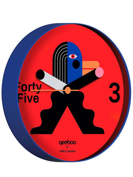 Qeeboo: Joe Quack wall clock - ecraft_1 | Luisa Via Roma