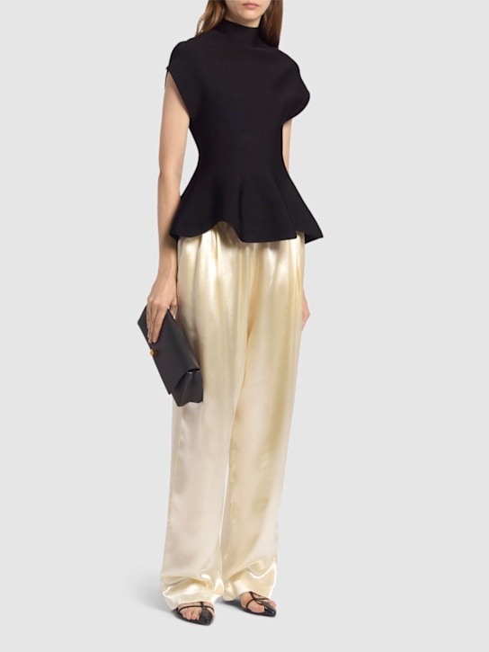 Khaite: Andra smooth viscose blend top - women_1 | Luisa Via Roma