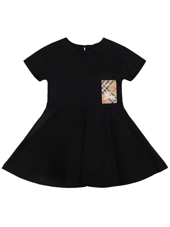 Burberry: Vestito in jersey di cotone - kids-girls_0 | Luisa Via Roma