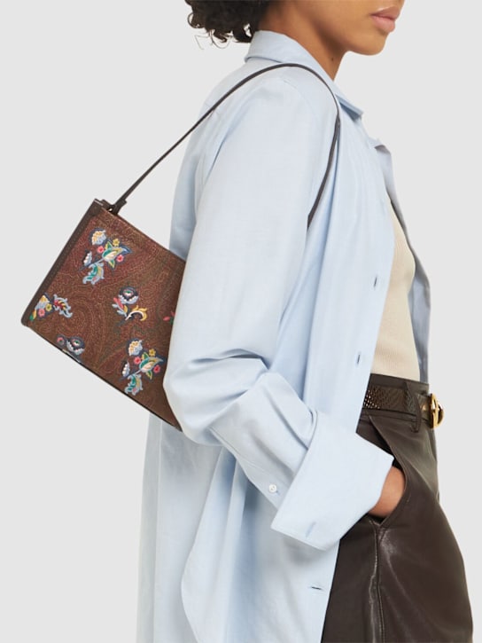 Etro: Arnica embroidered shoulder bag - women_1 | Luisa Via Roma