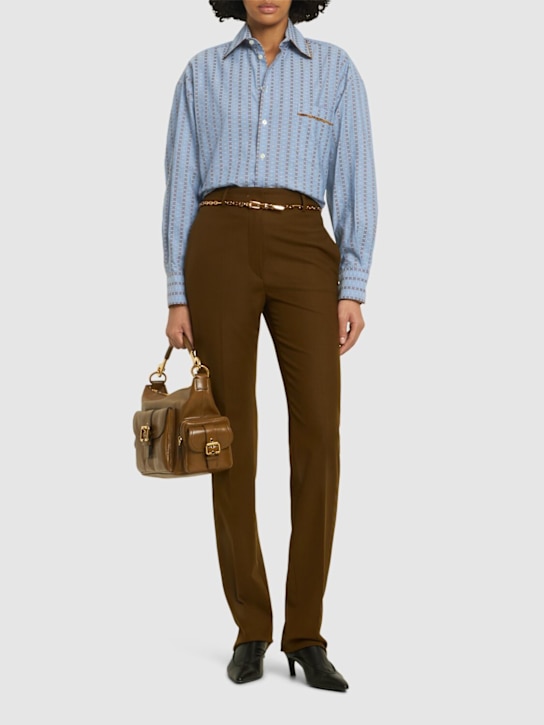 Etro: コットンポプリンシャツ - women_1 | Luisa Via Roma