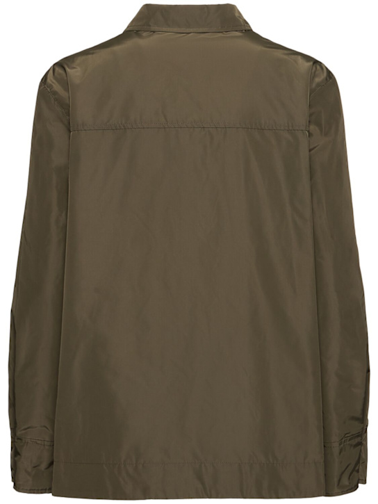 ASPESI: Jodie technical padded jacket - Military Green - women_3 | Luisa Via Roma