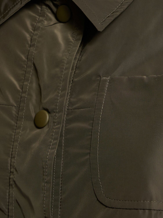 ASPESI: Jodie technical padded jacket - Military Green - women_4 | Luisa Via Roma