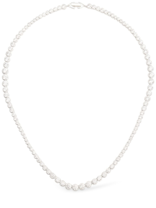 RAGBAG: Oda crystal collar necklace - Silver - women_0 | Luisa Via Roma
