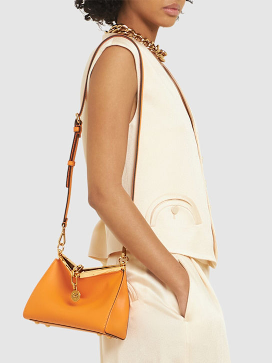 Small vela leather shoulder bag - Etro - Women  | Luisaviaroma