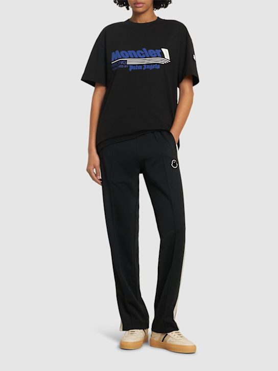 Moncler Genius: Moncler x Palm Angels cotton t-shirt - women_1 | Luisa Via Roma