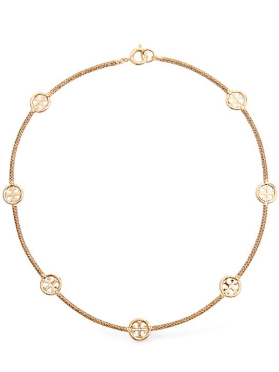 Tory Burch: Miller pavé collar necklace - women_0 | Luisa Via Roma