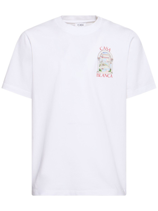 Casablanca: Le Passage printed t-shirt - men_0 | Luisa Via Roma