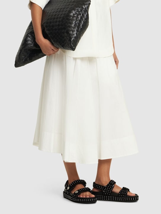 Tory Burch: 30mm Kira studded suede sport sandals - women_1 | Luisa Via Roma