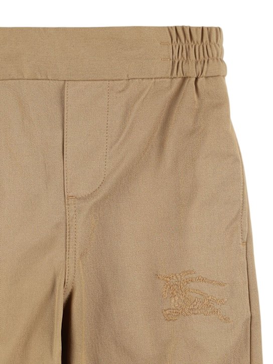 Burberry: Pantaloni in misto cotone - kids-boys_1 | Luisa Via Roma