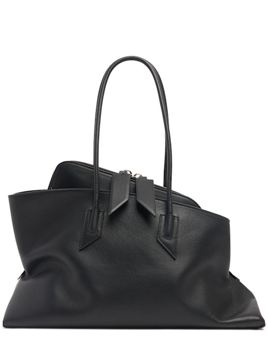 The Attico: La Passeggiata smooth leather tote bag - women_0 | Luisa Via Roma