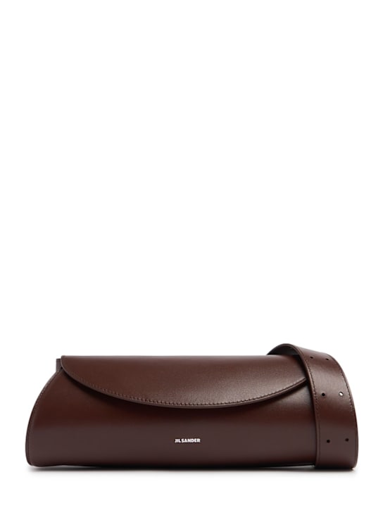 Jil Sander: Small Cannolo palmellato leather bag - women_0 | Luisa Via Roma