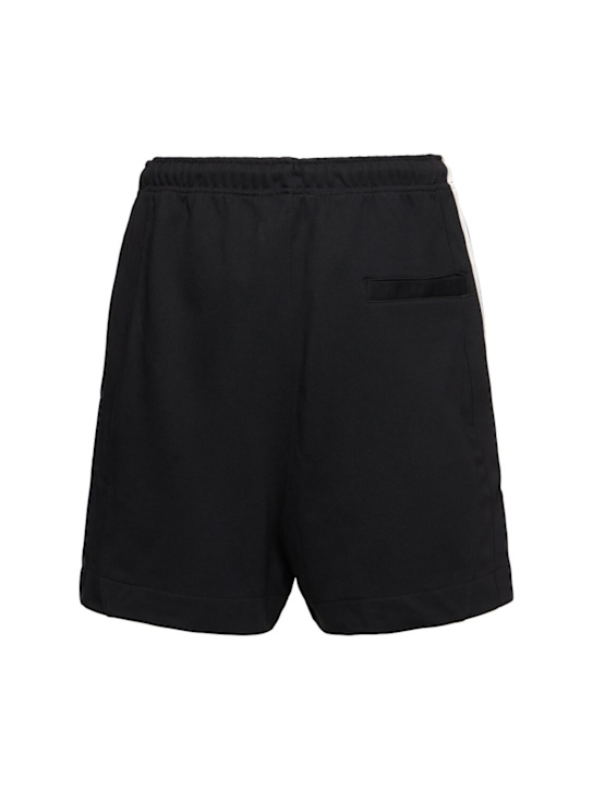 Y-3: Shorts M 3S in techno jersey - Nero - men_3 | Luisa Via Roma