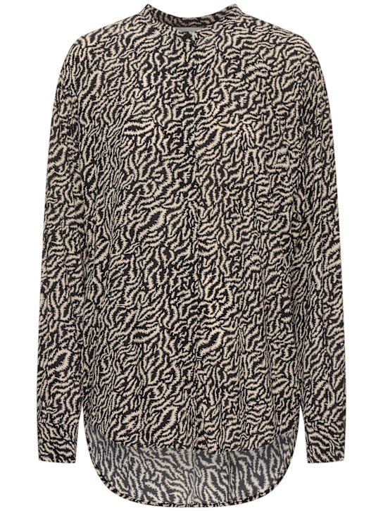 Catchell printed viscose shirt - Thumbnail 1