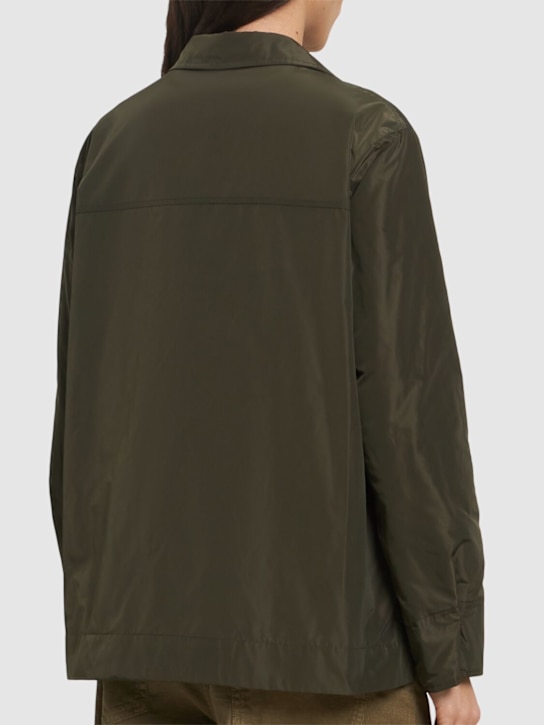 ASPESI: Jodie technical padded jacket - Military Green - women_2 | Luisa Via Roma