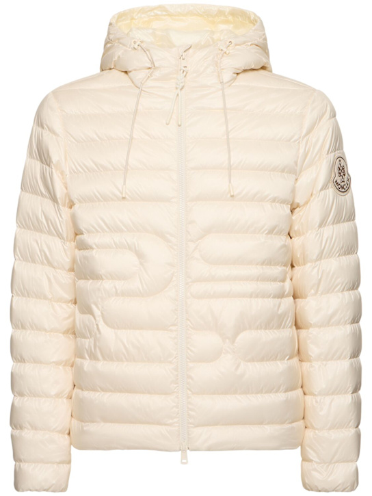 Moncler: Piumino CNY Xiaoxu in nylon - Avorio - men_0 | Luisa Via Roma