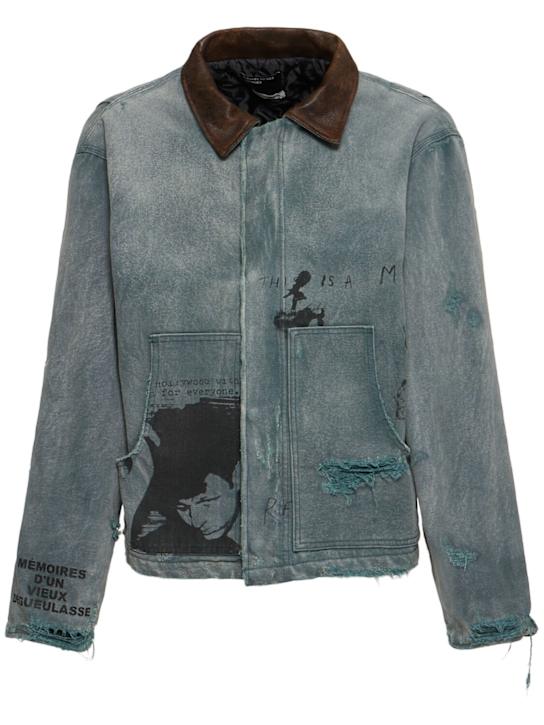 Enfants Riches Déprimés: Chore帆布夹克 - men_0 | Luisa Via Roma