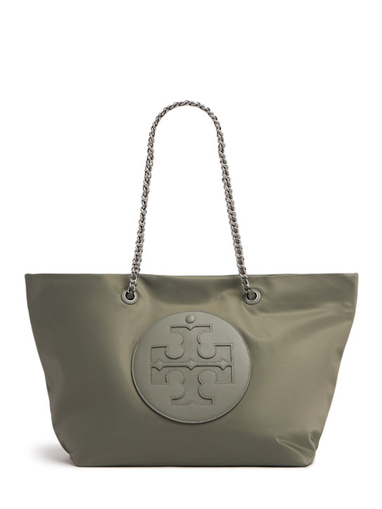 Tory Burch: Ella Chain nylon tote bag - women_0 | Luisa Via Roma
