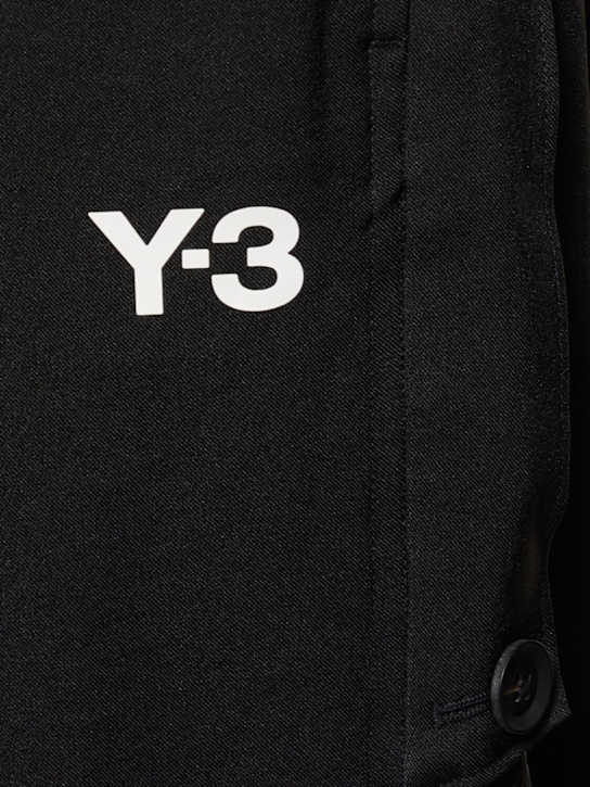 Y-3: 3S button pants - Black - men_4 | Luisa Via Roma