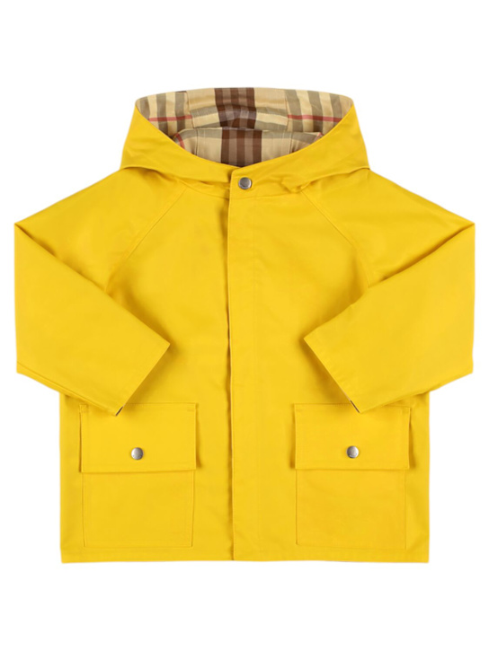 Burberry: Impermeabile in poly - kids-girls_0 | Luisa Via Roma