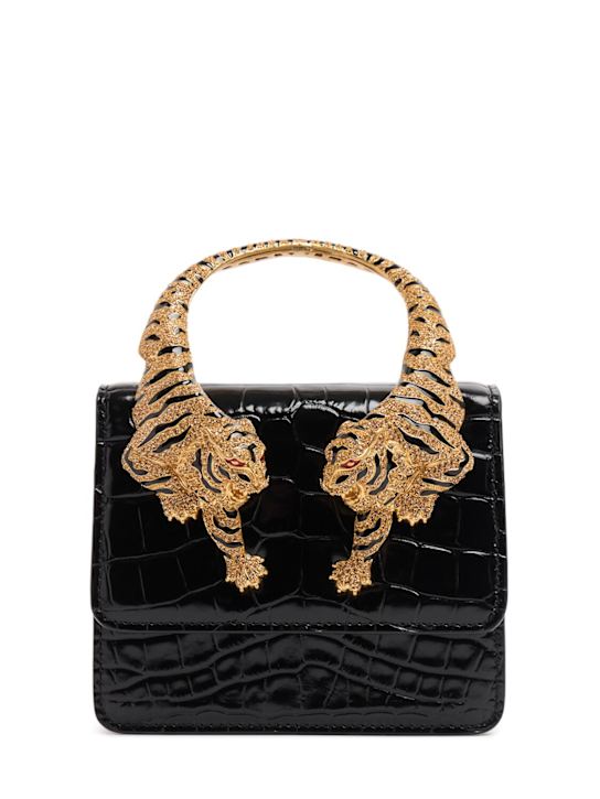 Roberto Cavalli: Small Roar croc embossed bag - women_0 | Luisa Via Roma