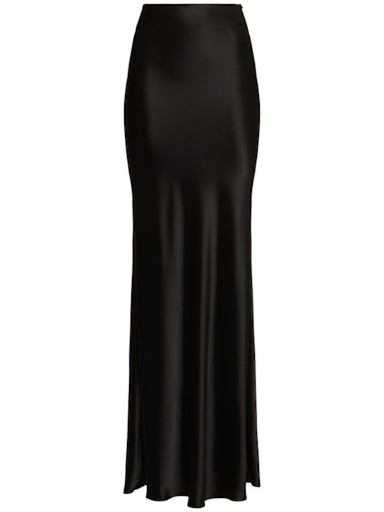 Valletta satin long skirt - Thumbnail 1