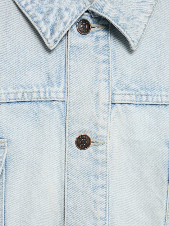 The Row: Orson cotton denim jacket - Light Blue - men_6 | Luisa Via Roma