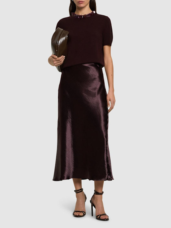 Tory Burch: Embellished wool & cashmere sweater - women_1 | Luisa Via Roma