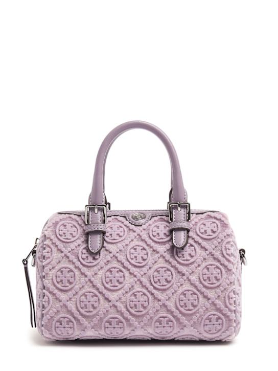 Tory Burch: T Monogram fil coupé petite barrel bag - women_0 | Luisa Via Roma