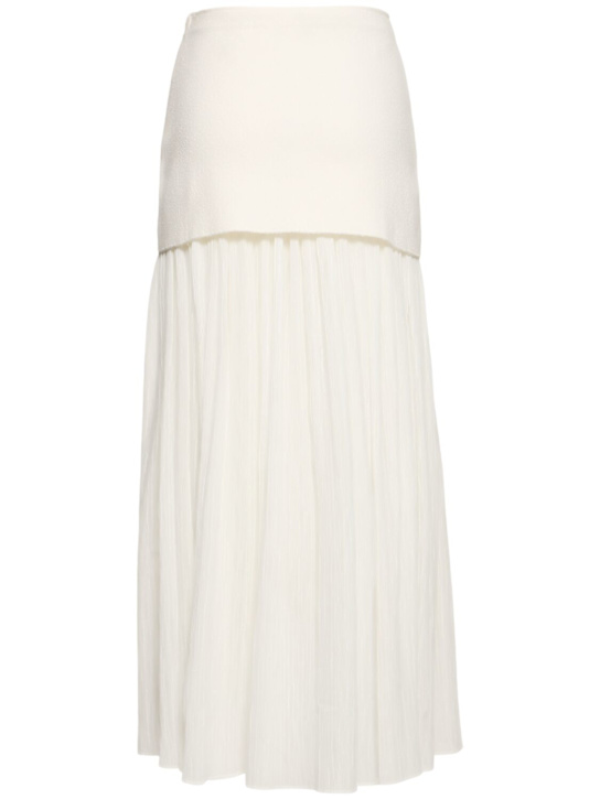 Paige pleated crepe chiffon midi skirt - Proenza Schouler - Women  | Luisaviaroma
