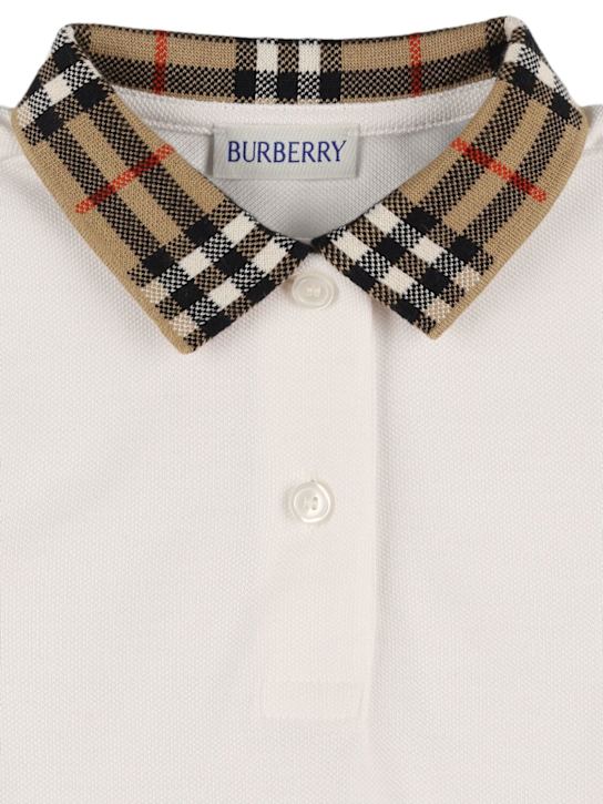 Burberry: Vestito in cotone - kids-girls_1 | Luisa Via Roma
