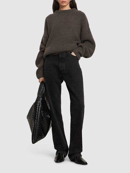 Low rise tapered jeans - Thumbnail 2