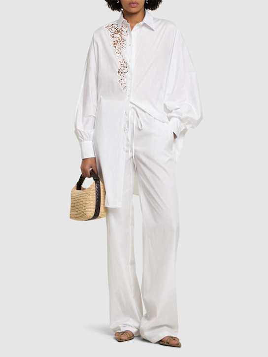 Ermanno Scervino: Cotton pajama pants - women_1 | Luisa Via Roma