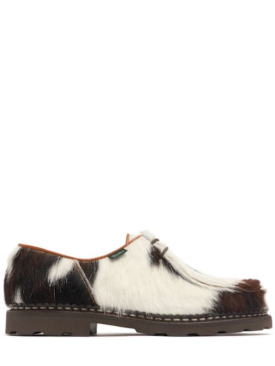 Paraboot: Michael hairy lace-up shoes - men_0 | Luisa Via Roma