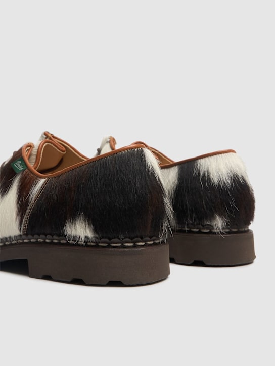 Paraboot: Michael hairy lace-up shoes - men_3 | Luisa Via Roma