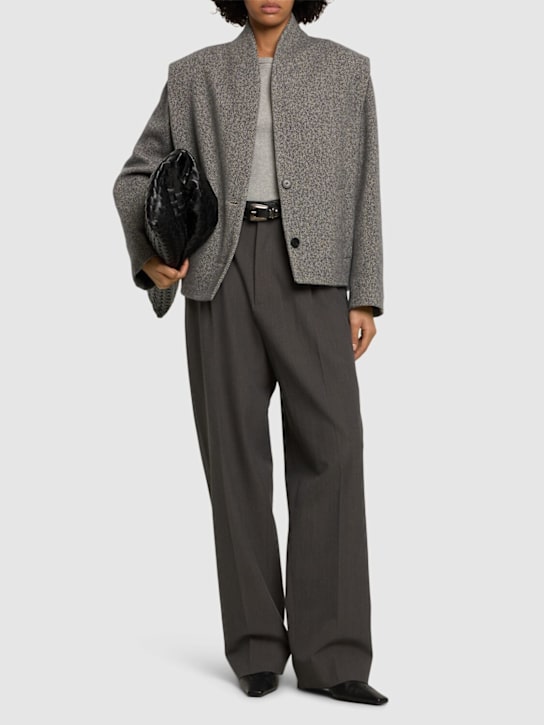 Marant Etoile: Drogo wool blend blazer - women_1 | Luisa Via Roma