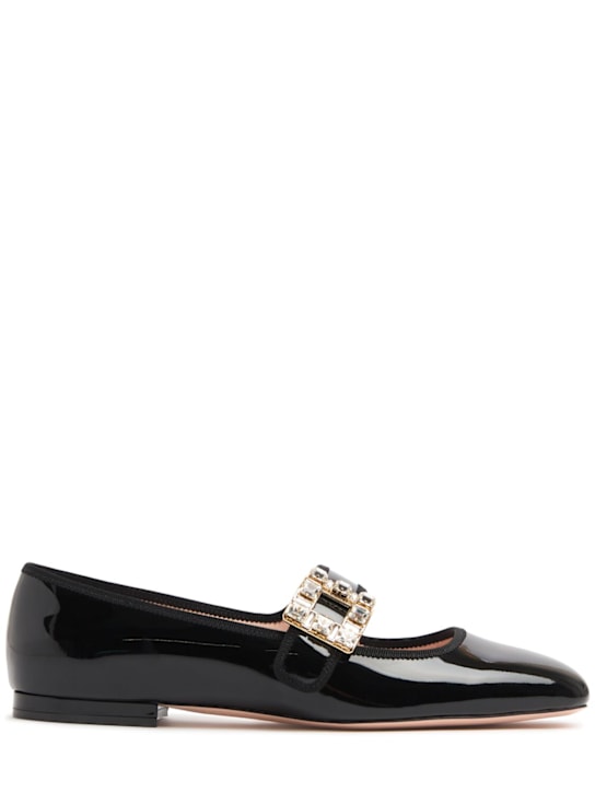 Roger Vivier: 10mm Tres Vivier patent ballerinas - women_0 | Luisa Via Roma