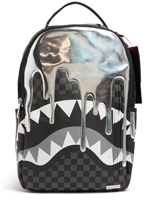 SPRAYGROUND: Printed metallic backpack - kids-boys_0 | Luisa Via Roma