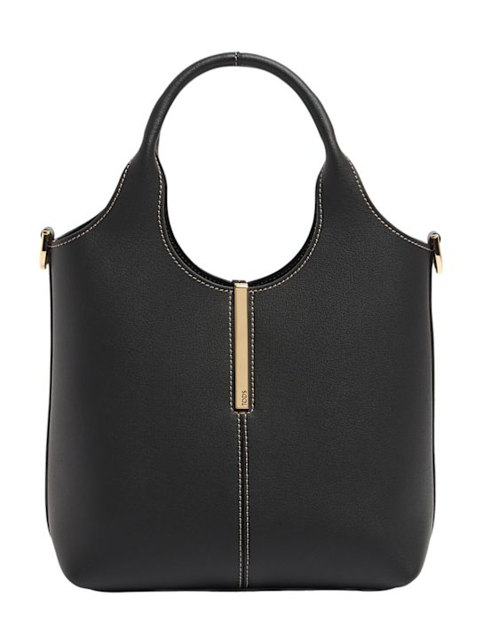 Tod's: Mini leather top handle bag - women_0 | Luisa Via Roma
