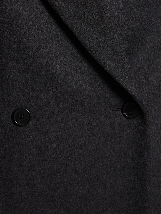 The Row: Harisi long cashmere coat - Grey - women_4 | Luisa Via Roma
