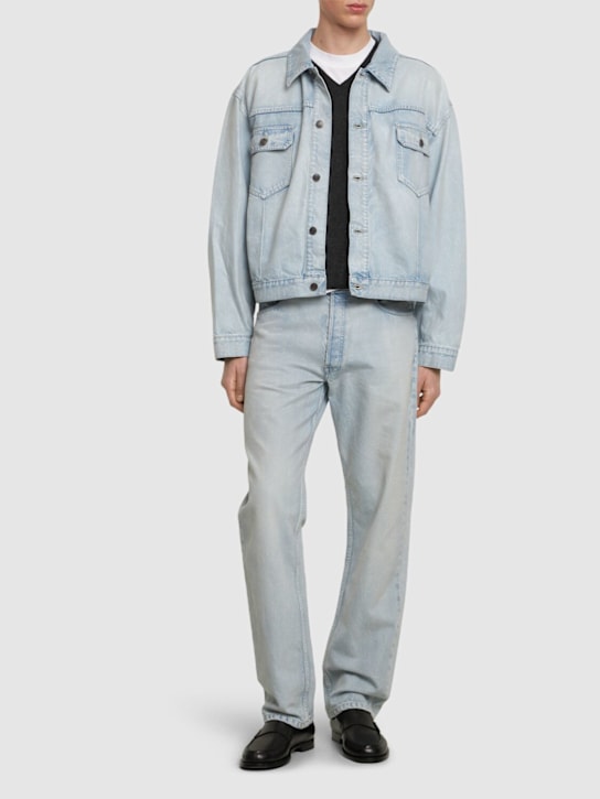 The Row: Veste en denim de coton Orson - Bleu Clair - men_1 | Luisa Via Roma