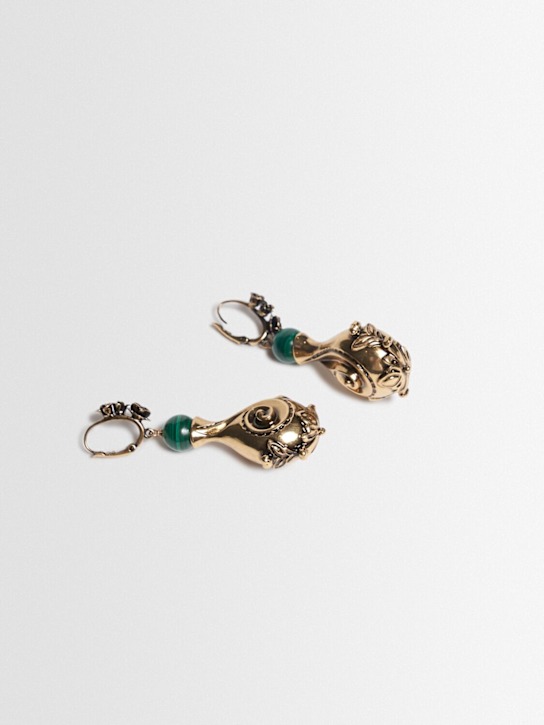 Etro: Shell pendant earrings - women_1 | Luisa Via Roma