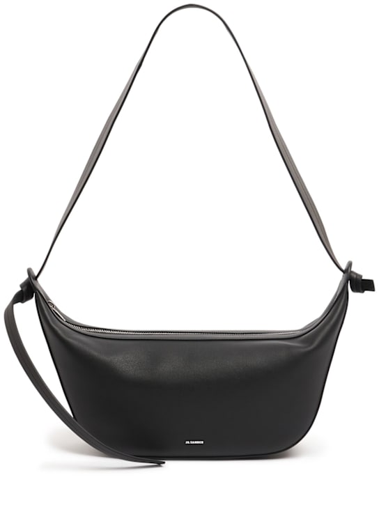 Jil Sander: Borsa in pelle - Nero - men_0 | Luisa Via Roma