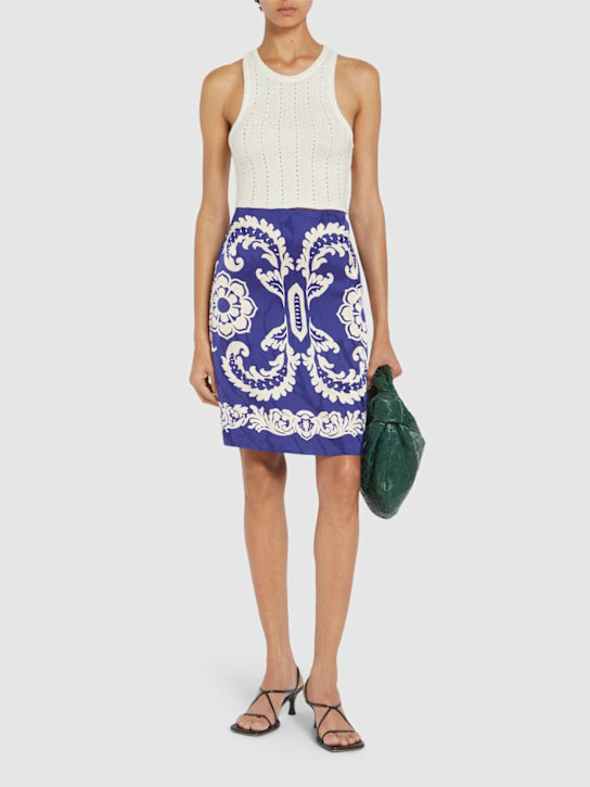 Printed mini skirt - Thumbnail 2
